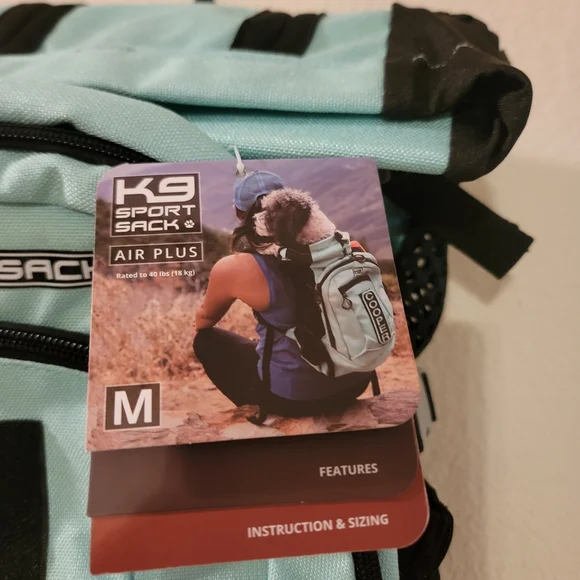 KG Sport Sack Dog Carrier Backpack - Light Blue - Picture 2 of 9
